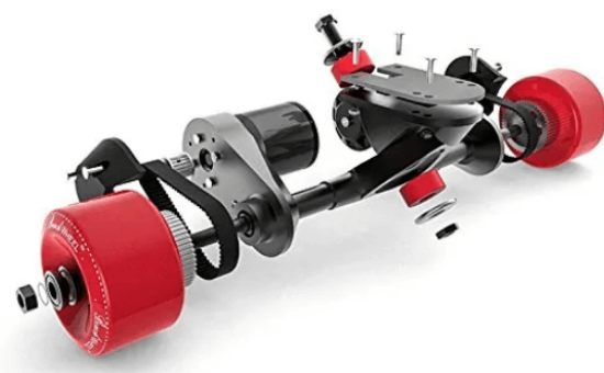 electric skateboard belt motor